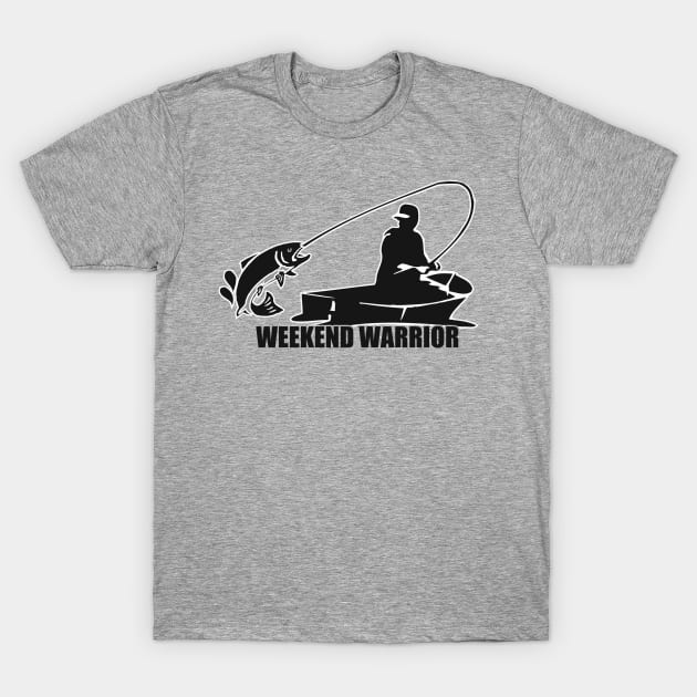 The Fish Angler - Weekend Warrior T-Shirt by tatzkirosales-shirt-store